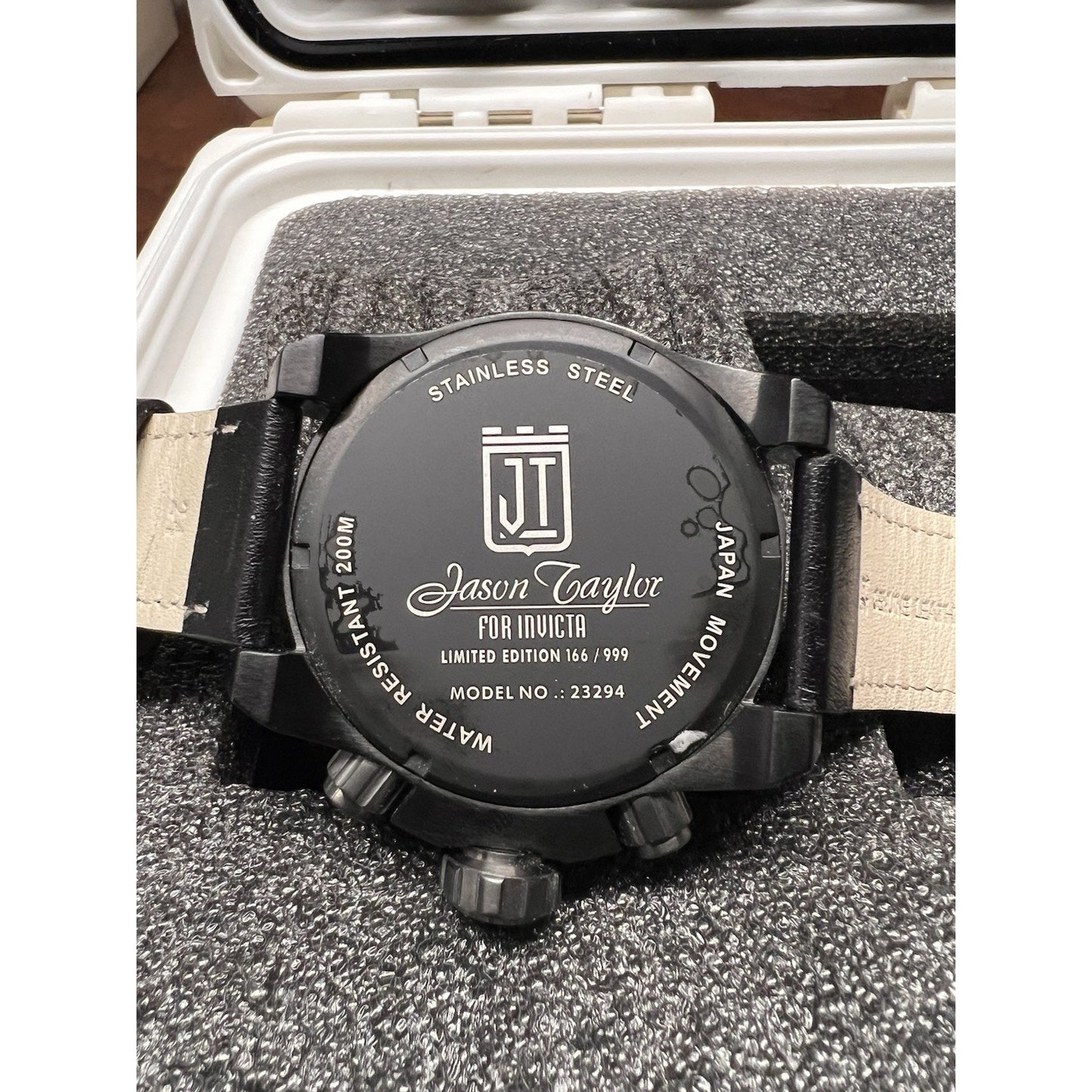 Invicta Reserve Jason Taylor Limited Edition Watch Set Autographed Signed Case