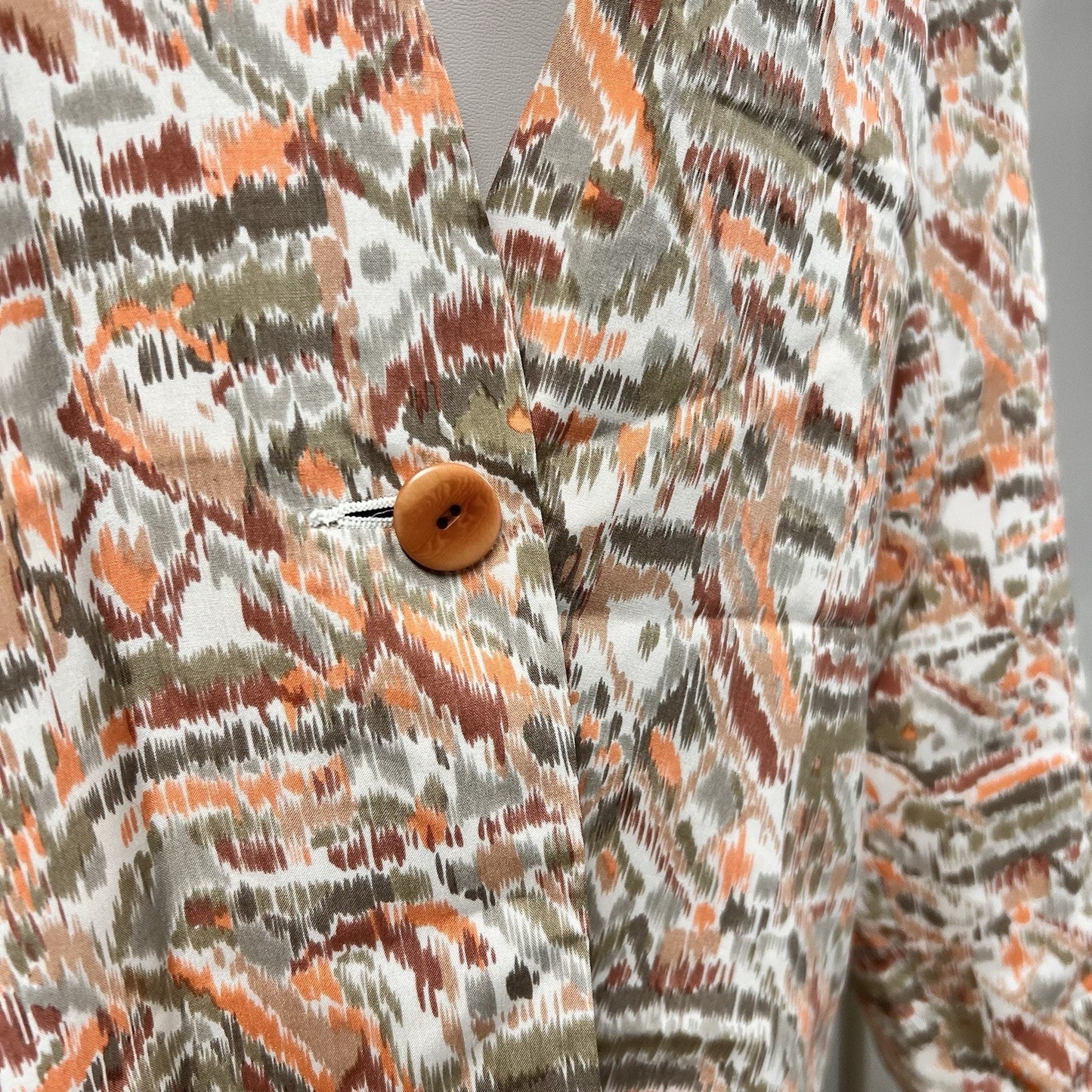 Vintage Paul Alexander 100% Silk Blazer (M) Oversized Jacket Quiet Luxury 90s
