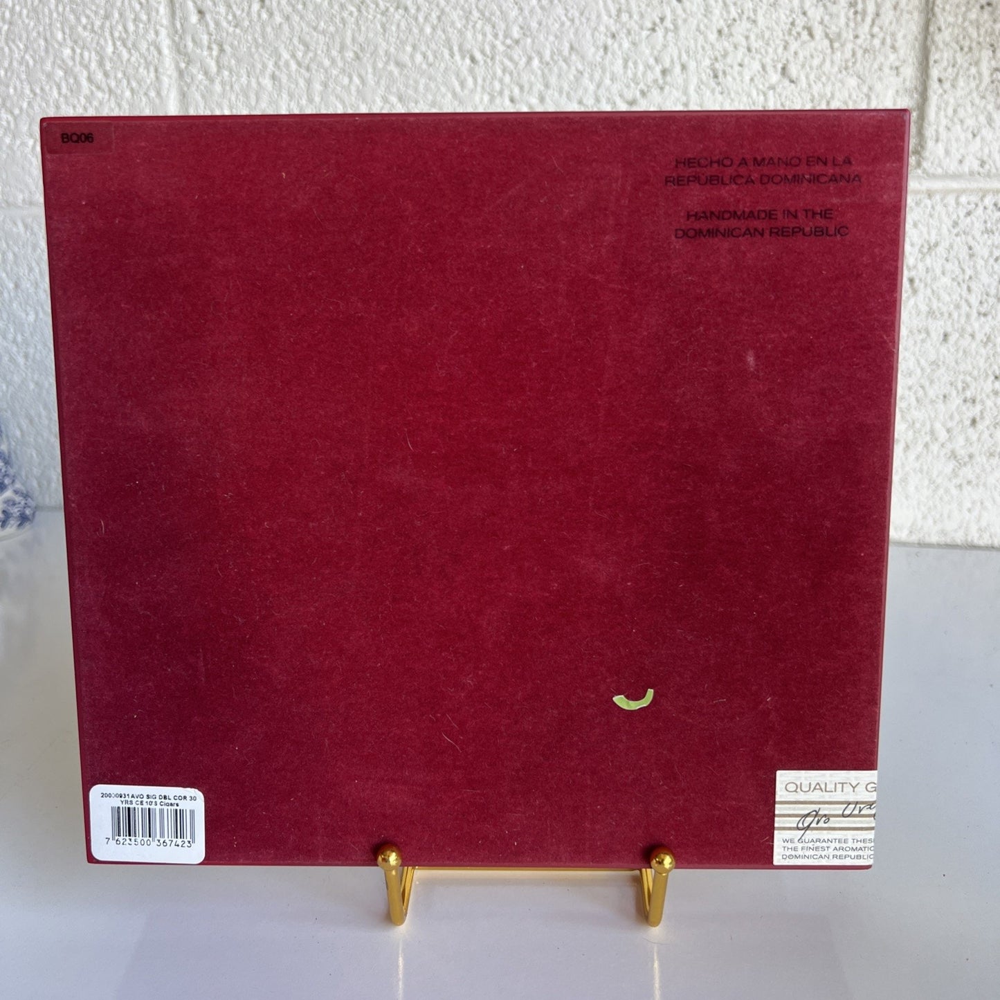 Avo Uvezian 30th Anniversary Signature Dominican Republic Wood Cigar Box