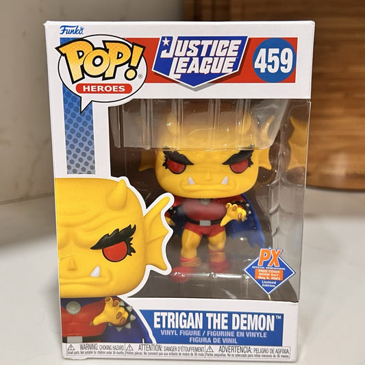 MISPRINT ERROR Exclusive Funko Pop Heroes Justice League 459 Etrigan The Demon