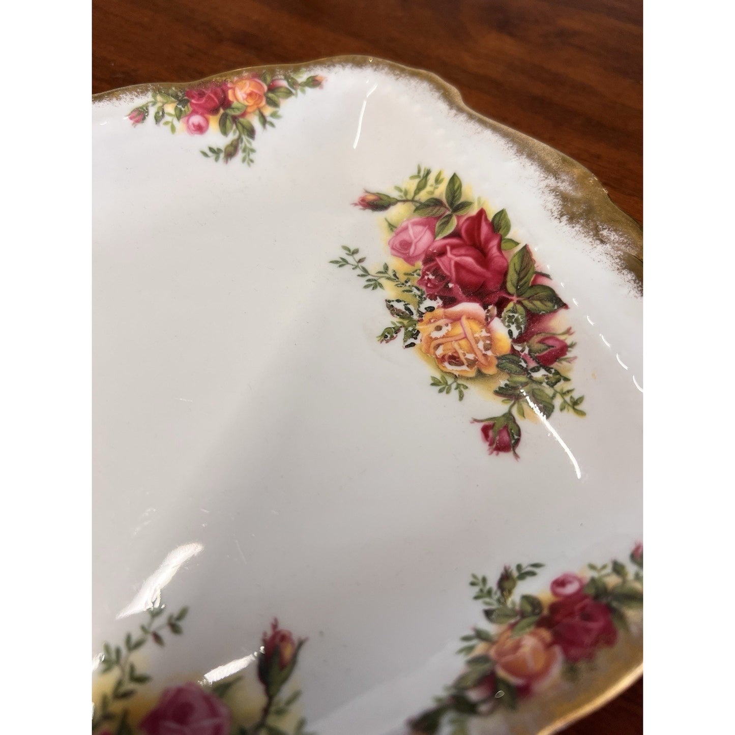 Royal Albert Old Country Roses Tray Creamer Open Sugar Bone China Serving