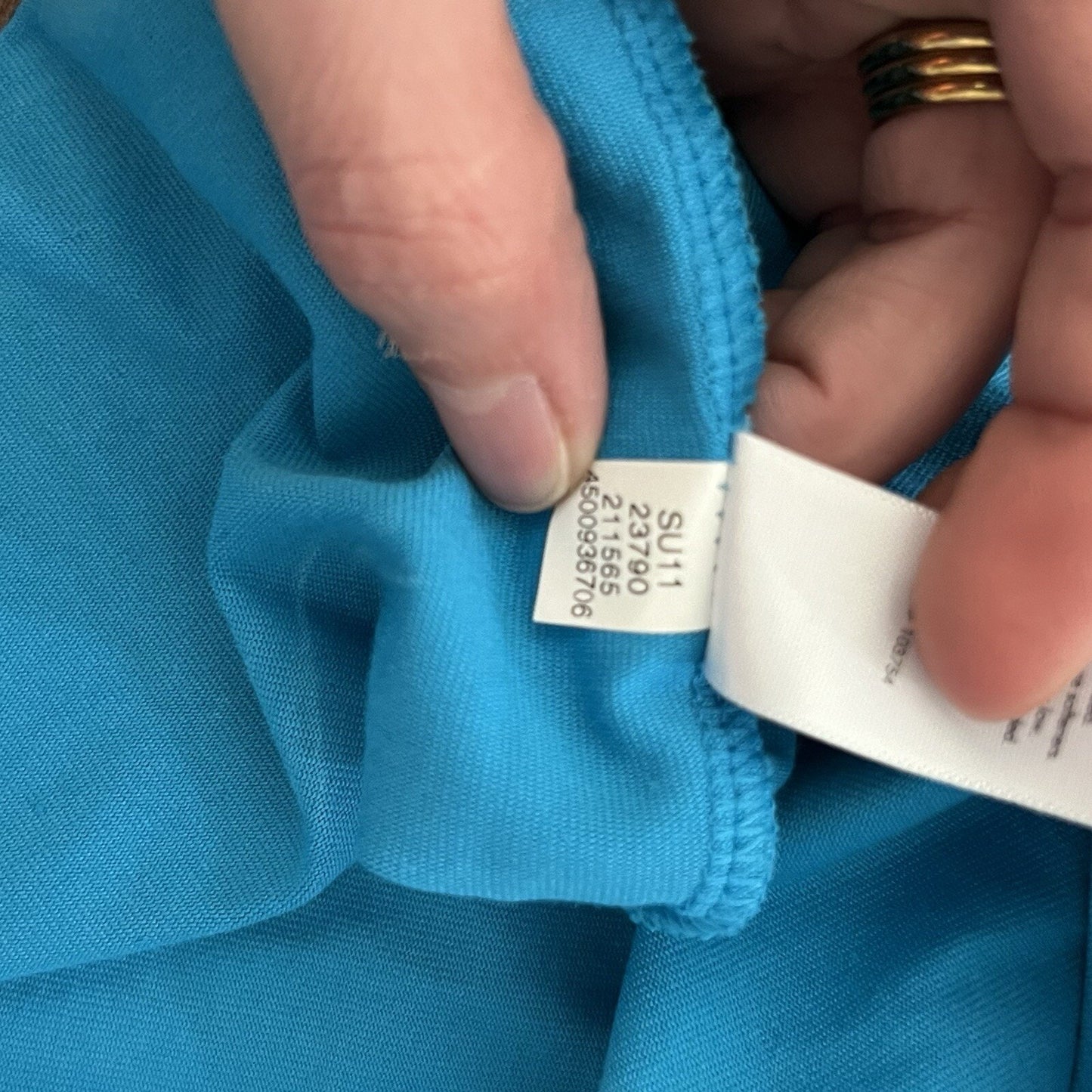 Lucy Tank Top Women (S) Blue Lucy Stretch Sleeveless Shirt Yoga Athletic Run Gym