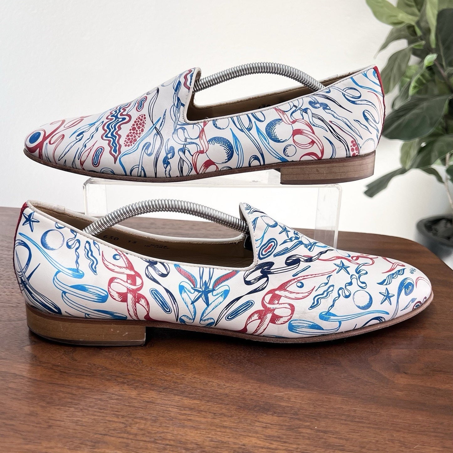 RARE Del Toro X Pepsi Sz 13 Loafer Limited Edition Italian Leather Pop Art