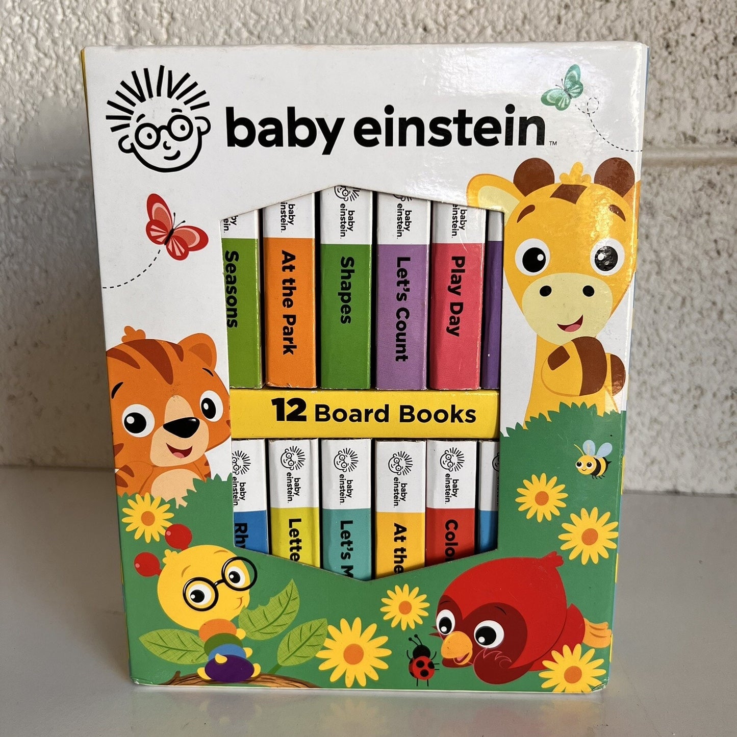 Baby Einstein My First Library 12 Board Book Set Educational Early Learning