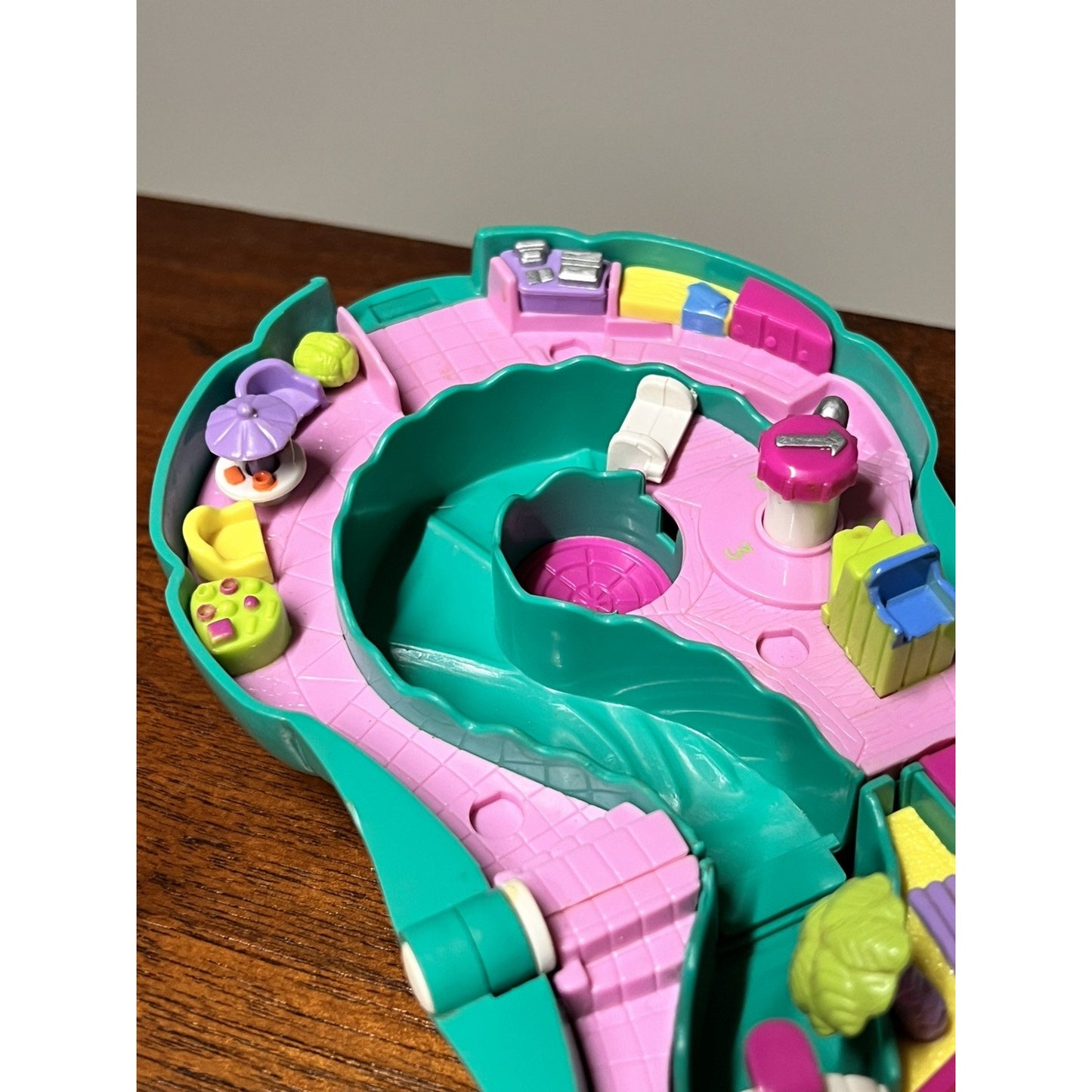 1995 Bluebird Polly Pocket Splash N Slide Waterpark *Compact Only* Vintage