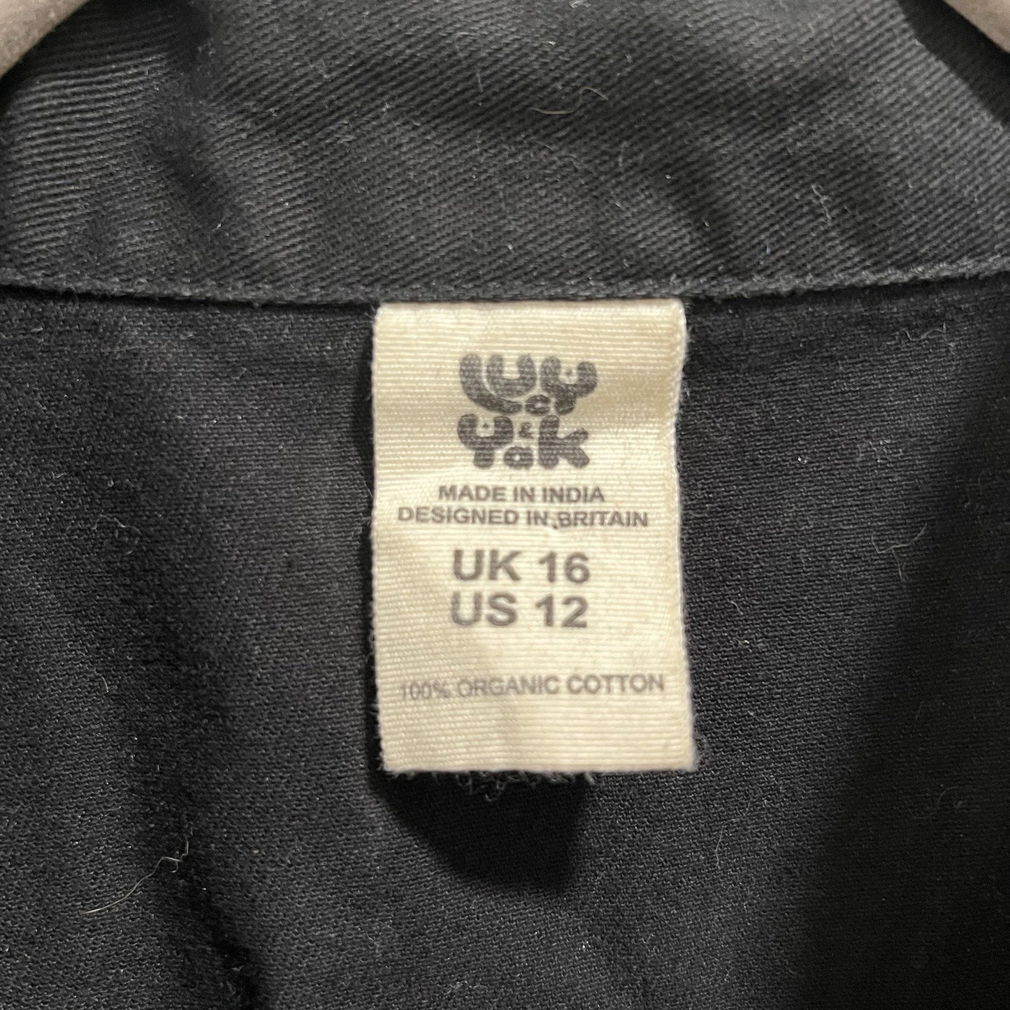 LUCY YAK Ragan Jumpsuit (12) Black Short Sleeve Wide Leg Cropped Elastic Waist