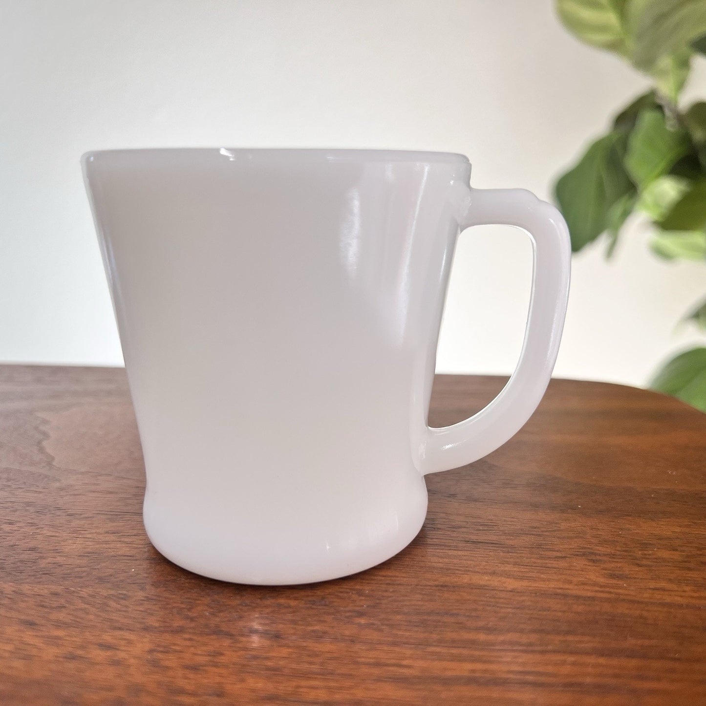 Vintage Anchor Hocking Fire King Milk Glass Mug Cup D Handle Restaurant Ware