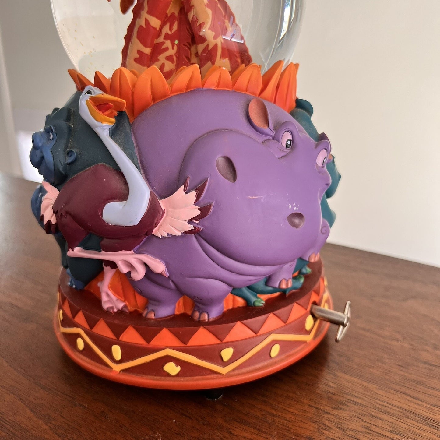 RARE 1994 Lion King "I Can’t Wait To Be King" Disney Musical Water Snow Globe