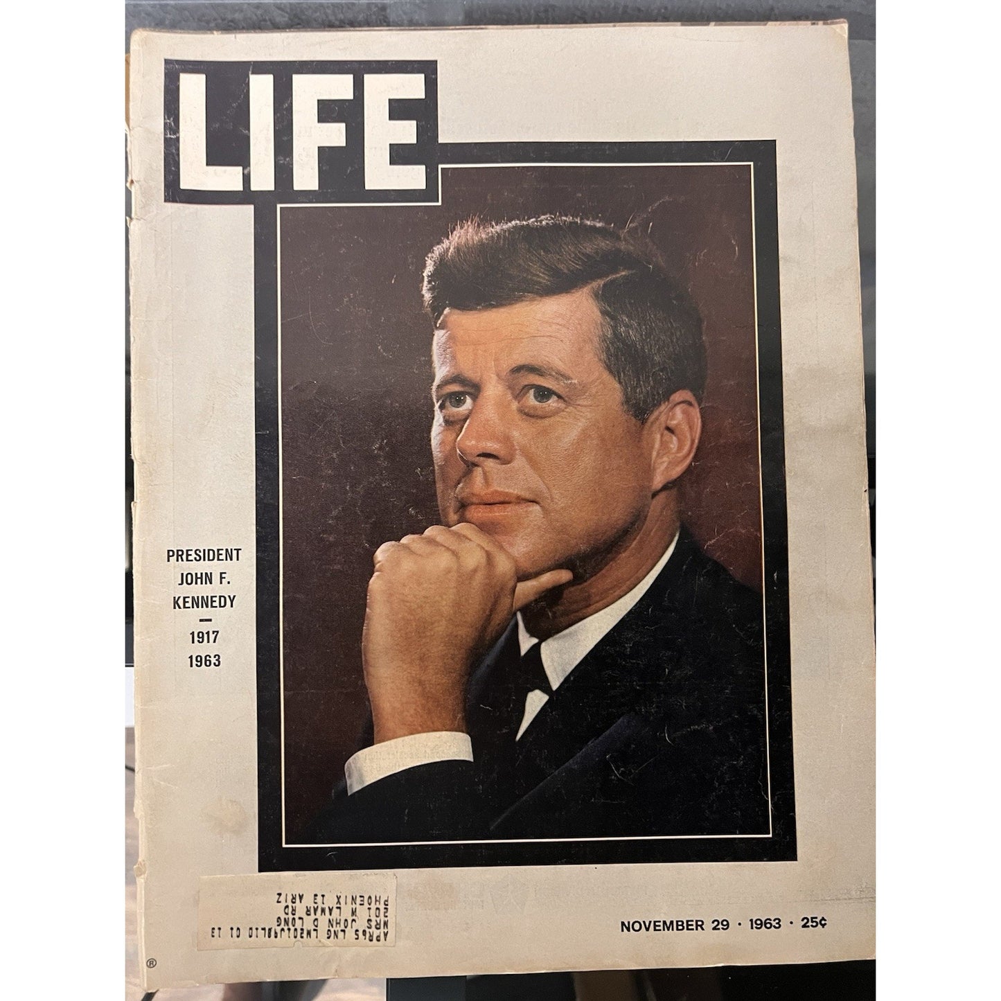 4 John F. Kennedy Magazines LIFE Nov ‘63, LIFE Dec ‘63, POST Dec ‘63, LIFE ‘63