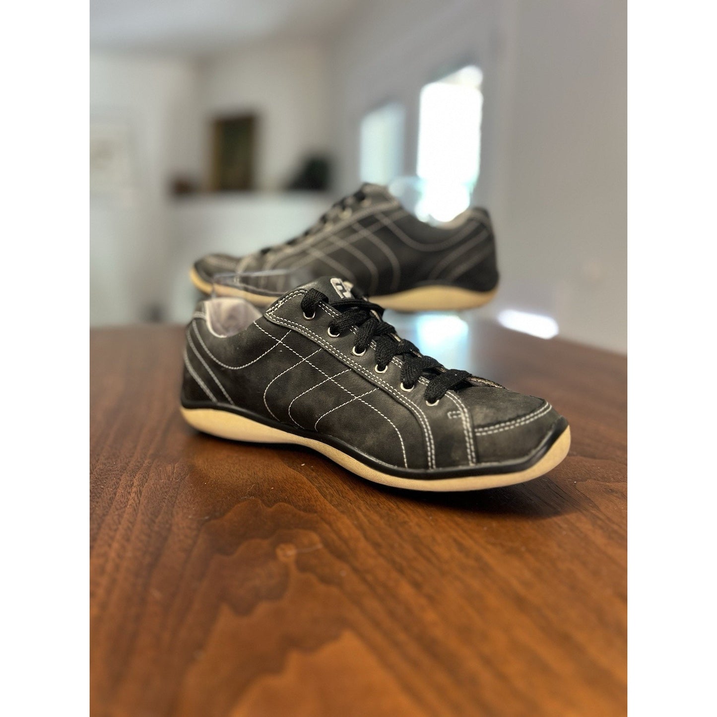 FootJoy LoPro Collection Shoes Womens 8.5M Spikeless Golf Sneakers Charcoal Grey