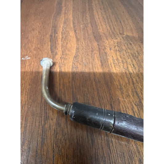 Antique 38.5 in Medicine Pipe - Handmade - Missing Tip