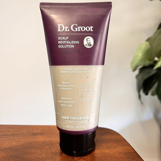 Dr. Groot Hair Thickening Conditioner 9.4 oz Reduces Scalp Buildup Revitalizing