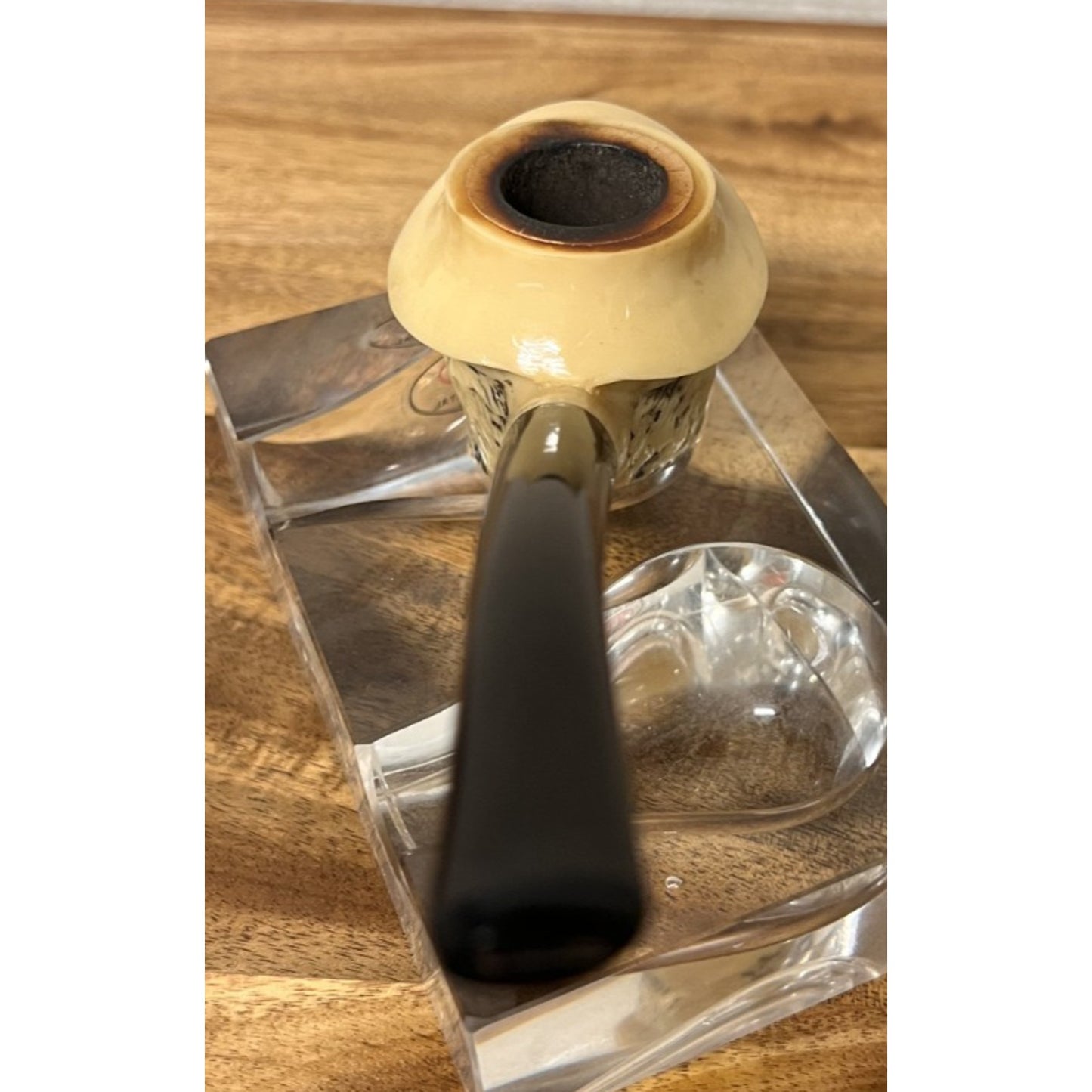 Vintage Meerschaum Hand Carved Sea Captain Estate Pipe