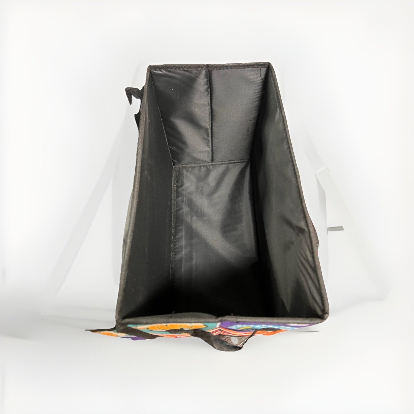 Comic Book Storage Box 4-Pack Vintage Pattern Cotton/Linen Material Collapsible