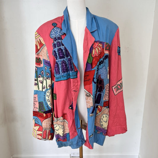 Other Destination Blazer Jacket Artsy Statement Dopamine Maximalist Funky Street
