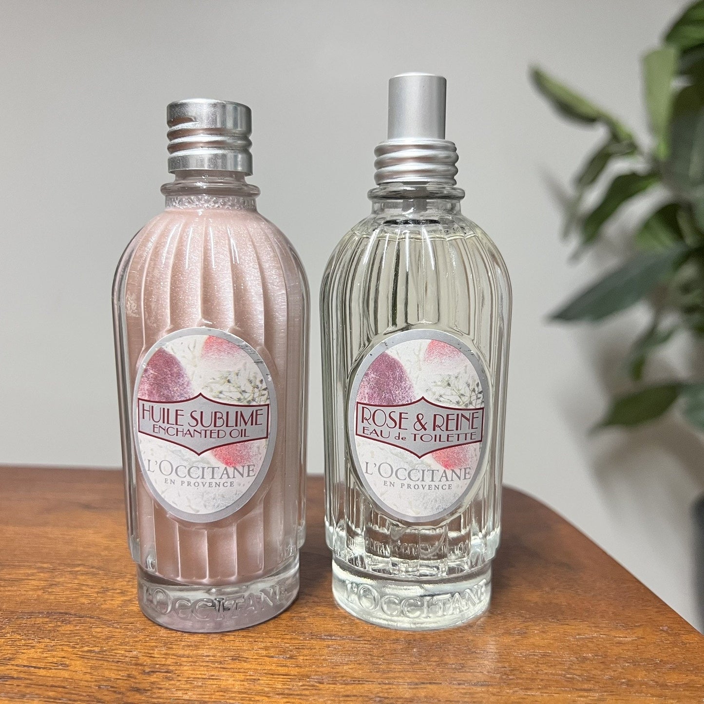 RARE New Set L'Occitane Roses et Reines EDT Perfume Huile Sublime Enchanted Oil