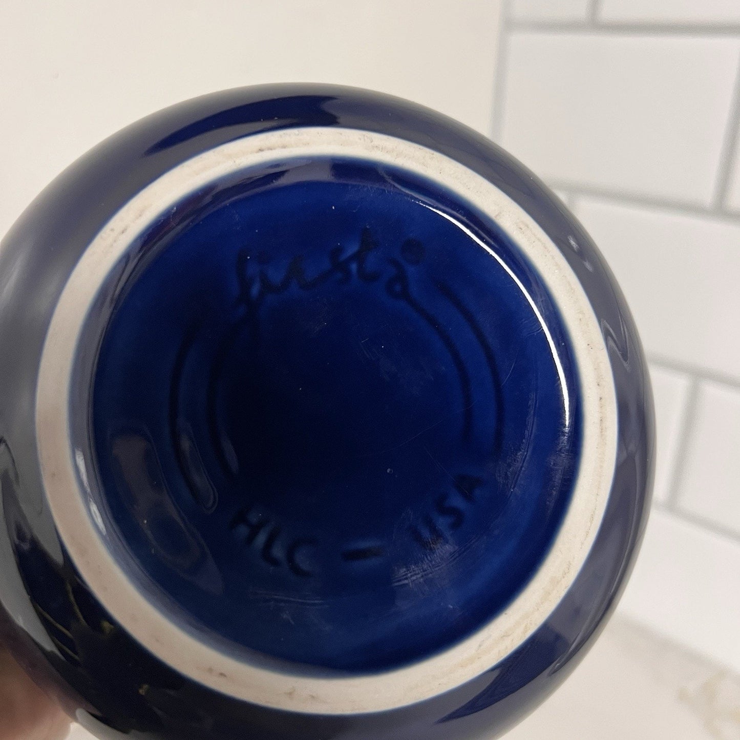Fiesta Cobalt Blue Gusto Bowl Homer Laughlin Company (HLC) Ceramic Dish Kitchen