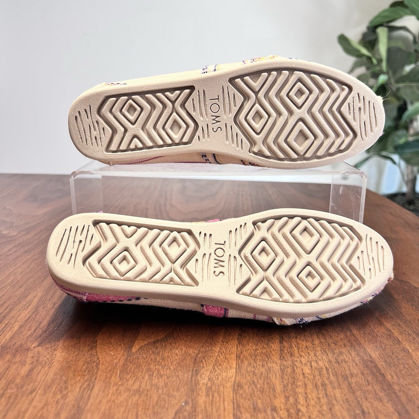 TOMS Alpargata Sunset Woven Stripes Women 5W Boho Aztec Colorful Ortho Tribal