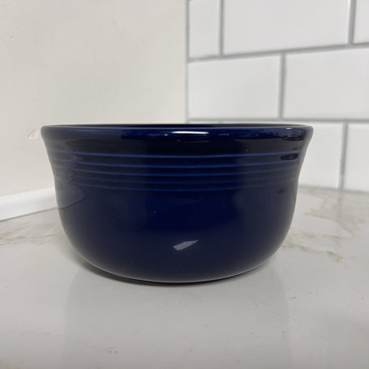 Fiesta Cobalt Blue Gusto Bowl Homer Laughlin Company (HLC) Ceramic Dish Kitchen