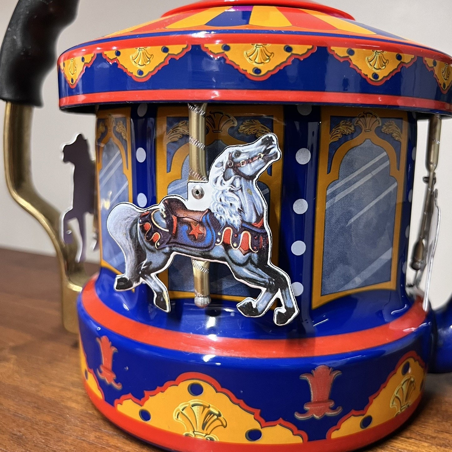 MKI Kamenstein ‘World of Motion’ Steam Driven Tea Kettle Carousel Original Box