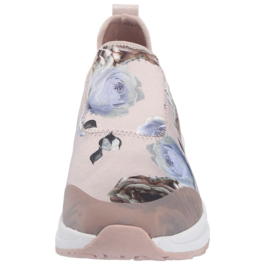 Taryn Rose Zabella Sneaker Shoe Slip On Platform 10M Pink Floral Memory Foam