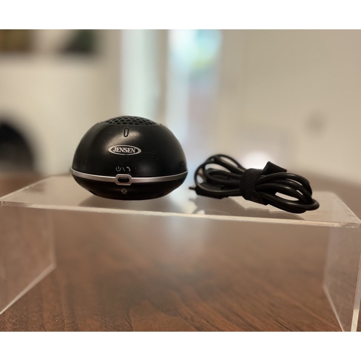 Jensen SMPS-620 Portable Bluetooth Rechargeable Speaker w/ Hands-Free Spkrphone