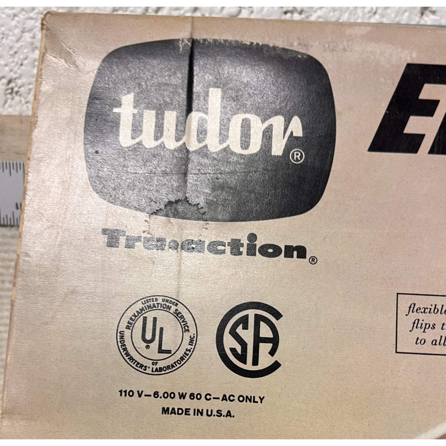Vintage 1960's Tudor Tru-Action Electric Baseball Game Model No. 555