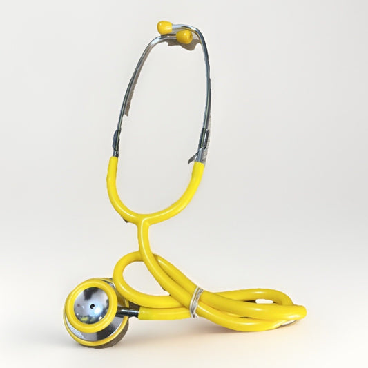 Hopkins Medical Products Stainless Steel Dual Head Stethoscope - Yellow