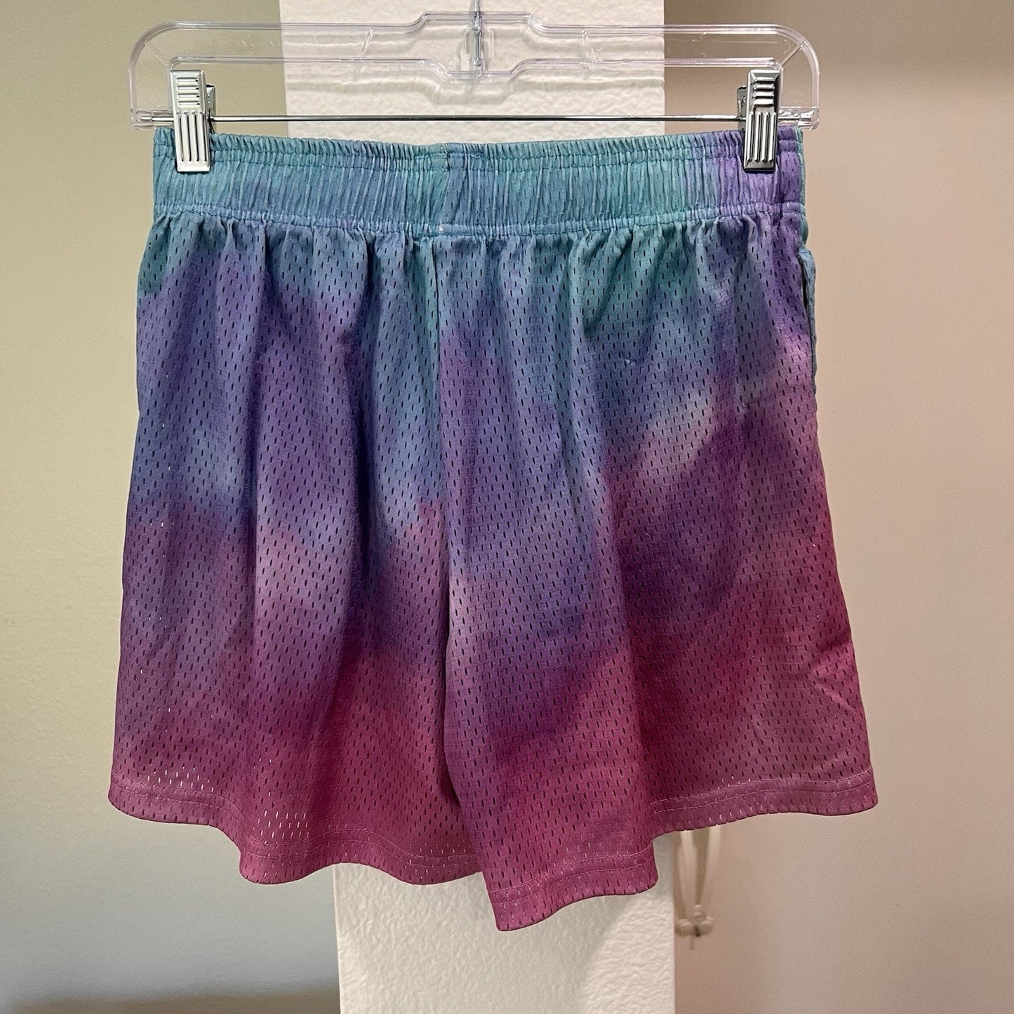 Inaka Power Shorts (S) 25” Pink Purple Tie Dye Pockets Unisex