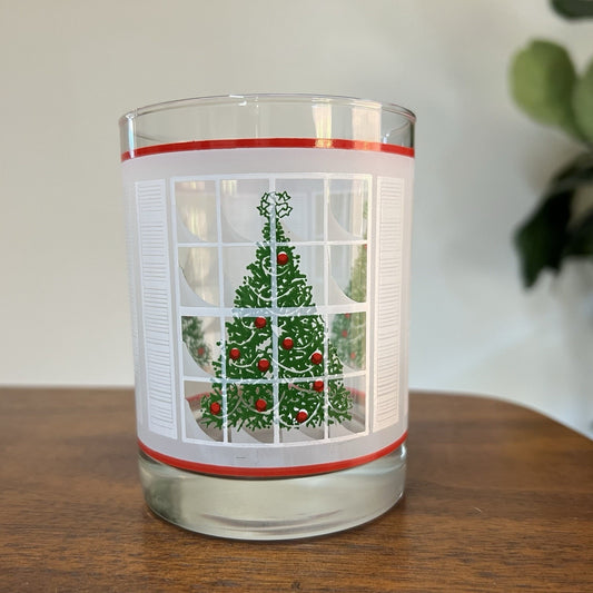 Set of 4 Waechtersbach Christmas Tree Double Old Fashion Retro Vintage Holiday