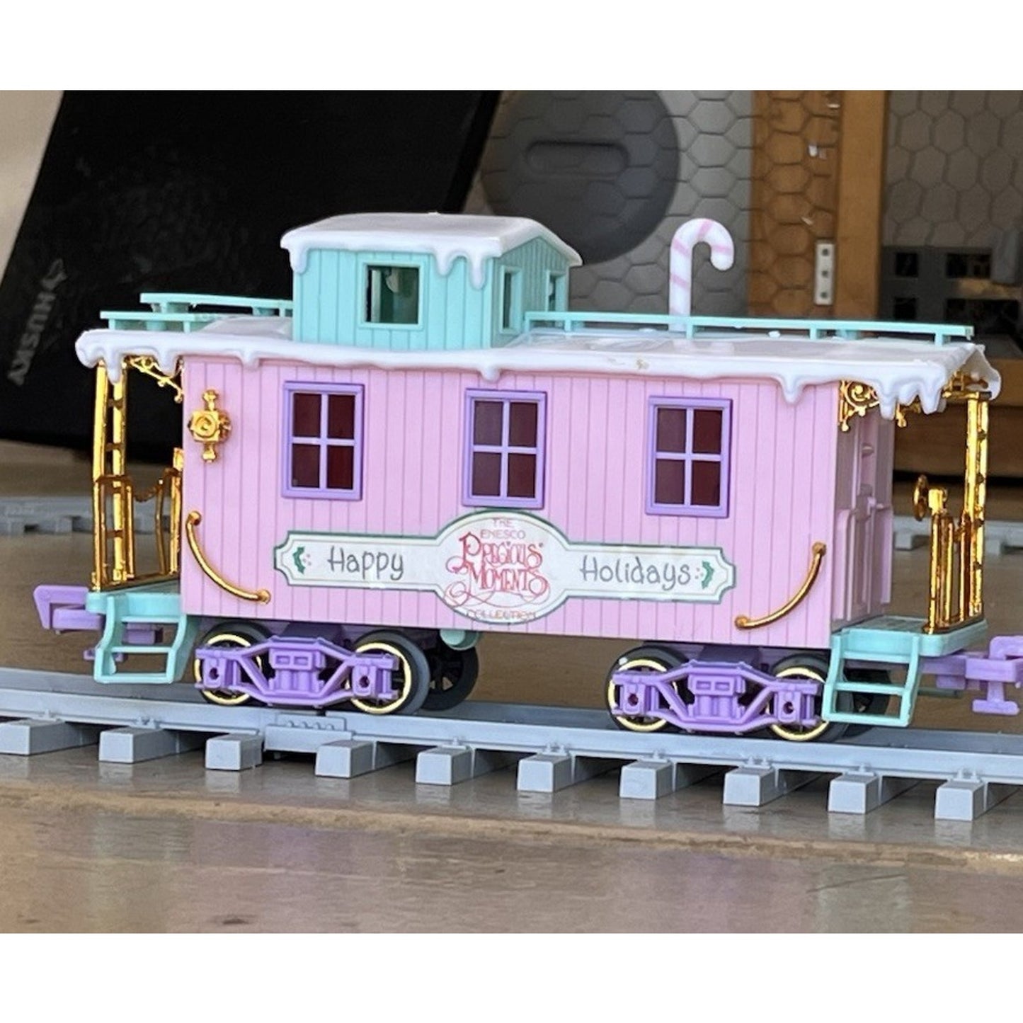 Vintage Enesco Holiday Precious Moments The Sugar Town Express Train Set