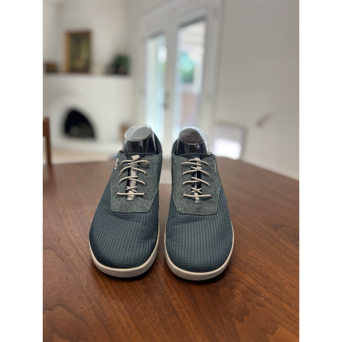 OluKai Men's Nohea Moku Blue Mesh Drop Heel Men’s Size 9