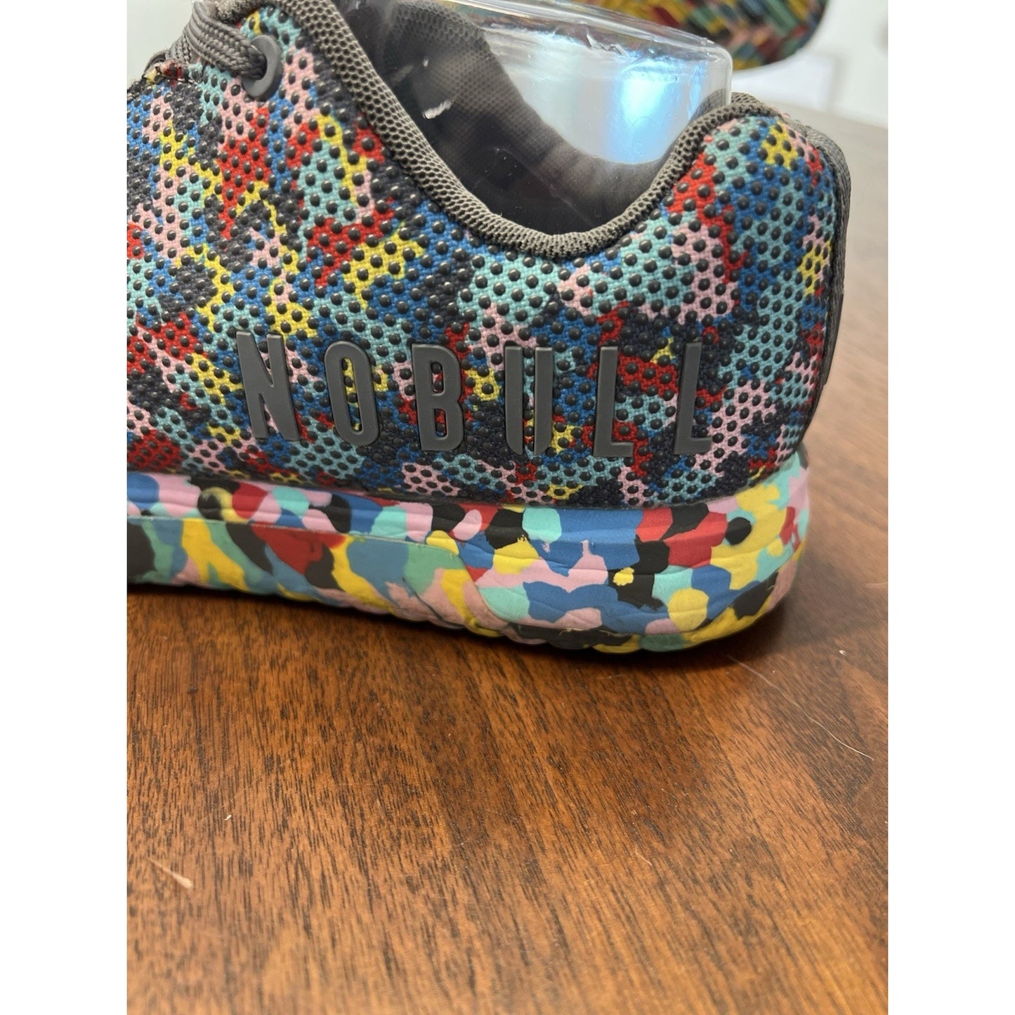 NOBULL Wild Trainer Pixelated Multi-color Pattern Men’s Sz 7.5 Women’s Sz 9