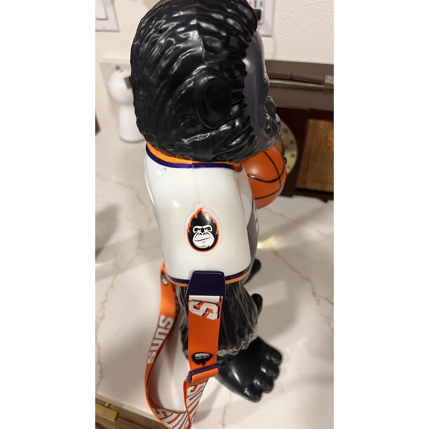 Phoenix Suns Arena Mascot The Gorilla Figural Popcorn Bucket 16 Inch NBA