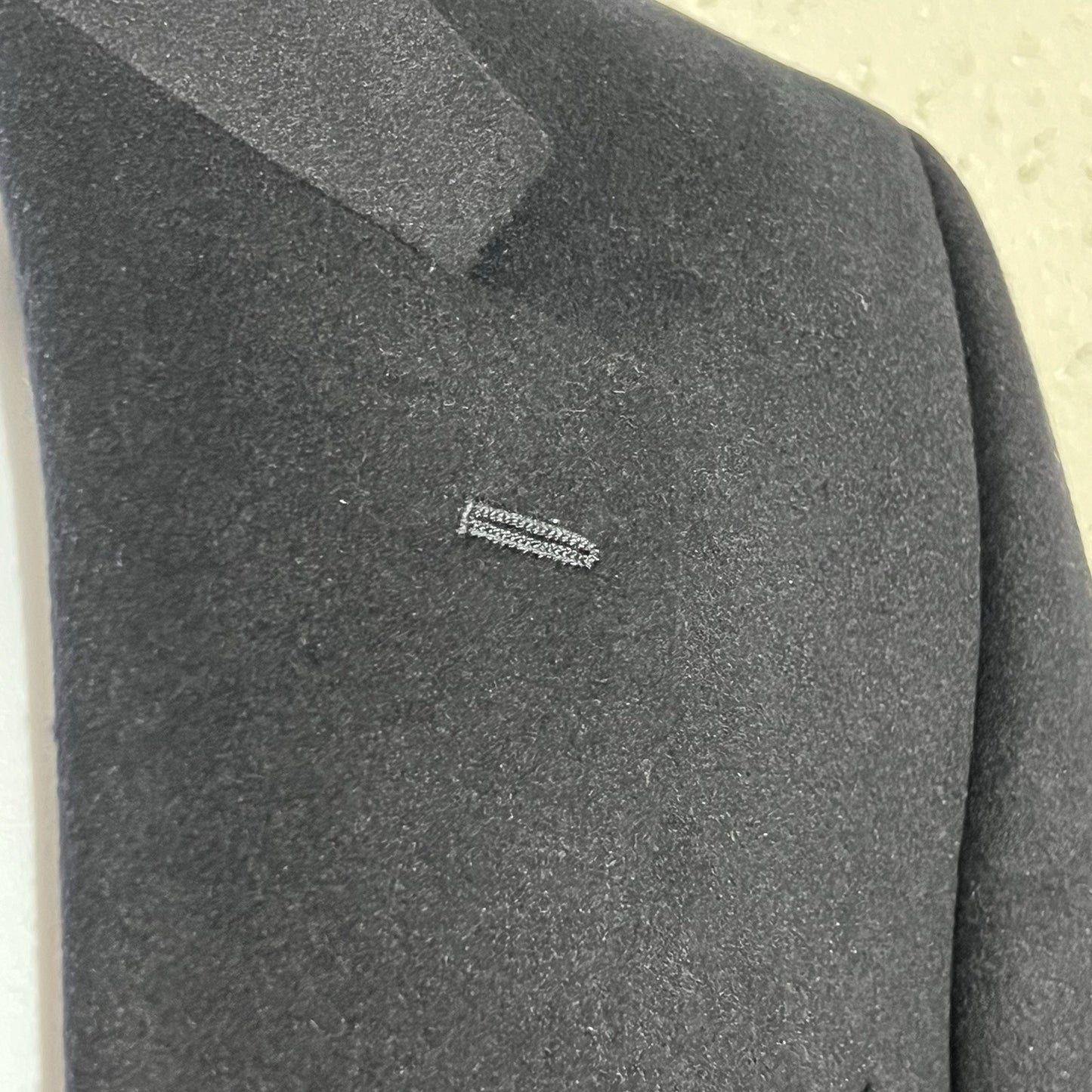 Lauren By Ralph Lauren 2 Button Black Silk/Wool/Cashmere Suit Jacket 46R