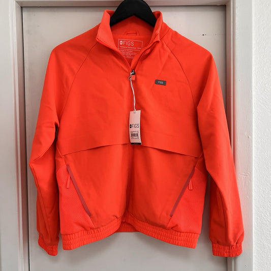 NWT FIGS XXS Sydney Scrub Jacket 5097 Orange Coral Rare Limited Edition 2XS New