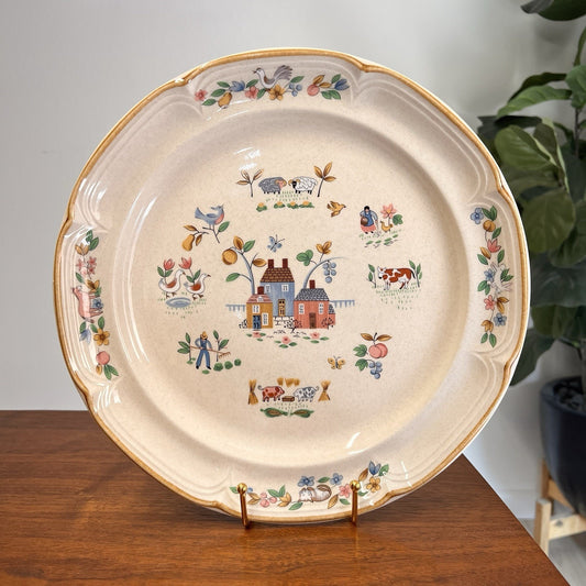 Chop Plate 12" Heartland 7774 International China Japan Cottagecore Farmhouse