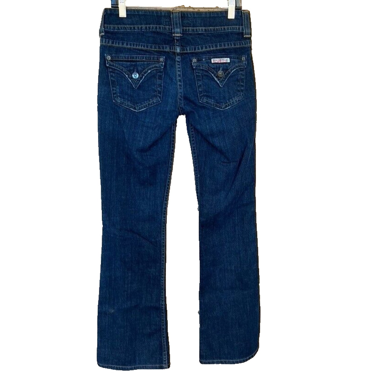 Hudson Jeans Signature Boot Cut Sz 27 Dark Wash Low Rise Flare Leg 30.5" Inseam