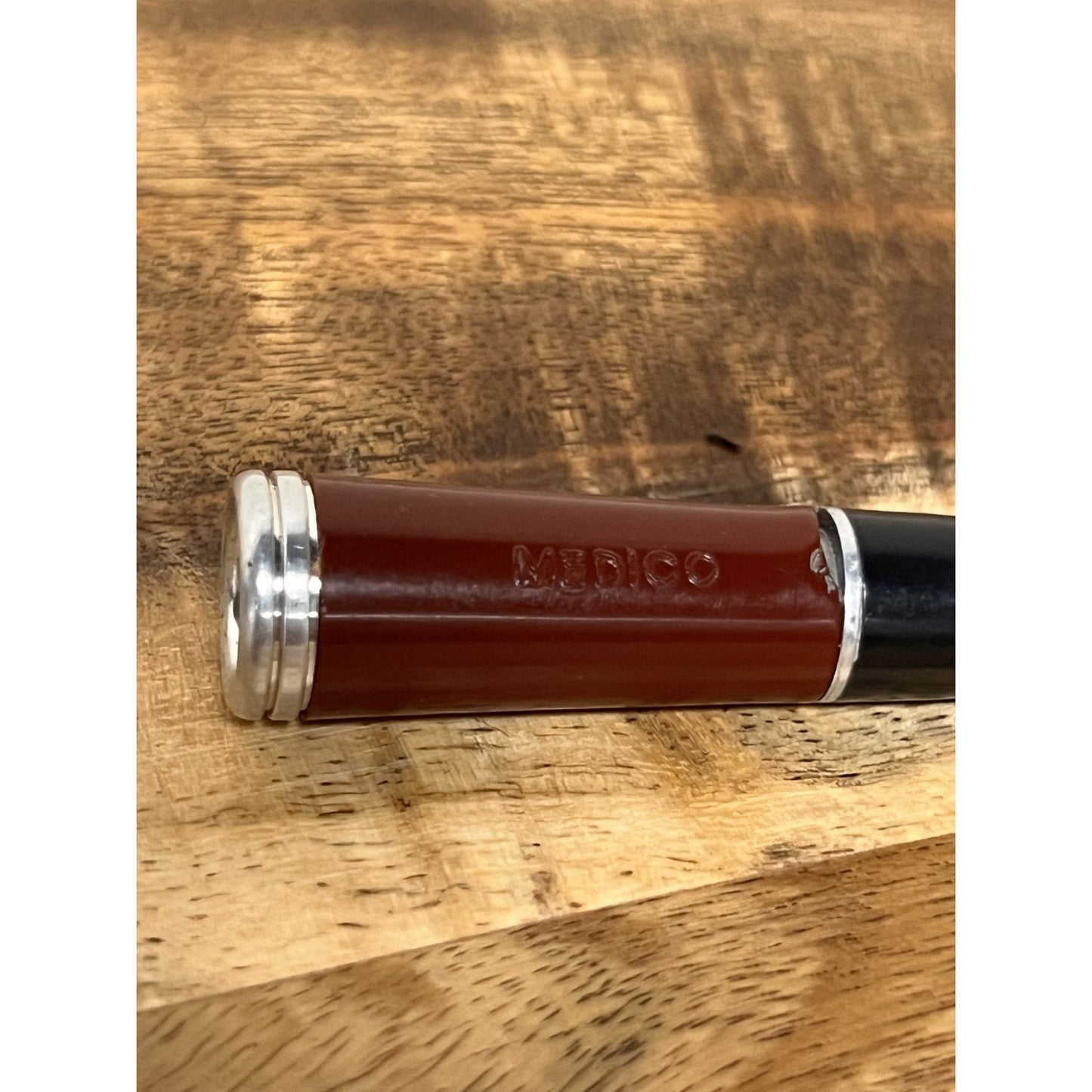 Vintage Medico 2.5" Briar Wood Cigarette Cigarillo Holder