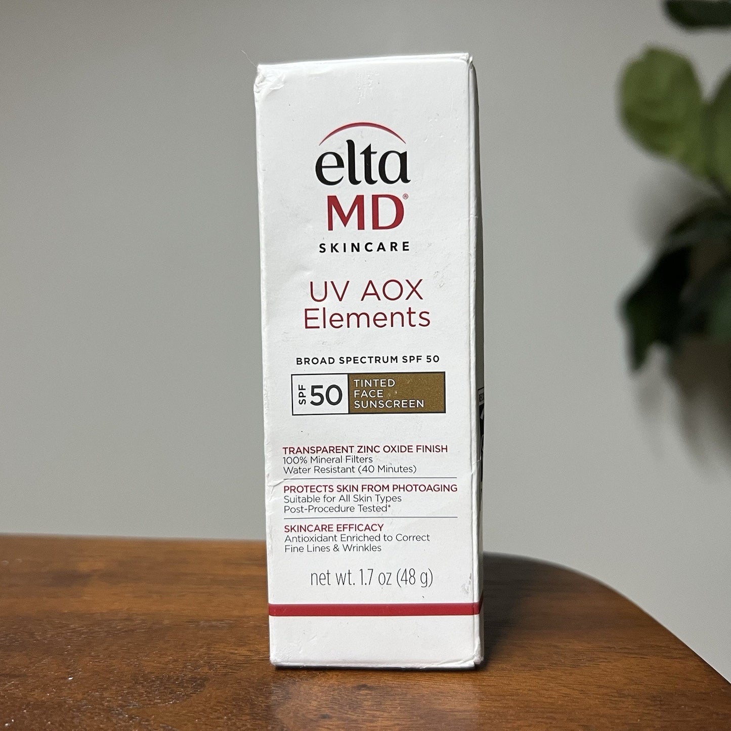 EltaMD UV AOX Elements SPF 50 Tinted 1.7oz Mineral Sunscreen Broad Spectrum