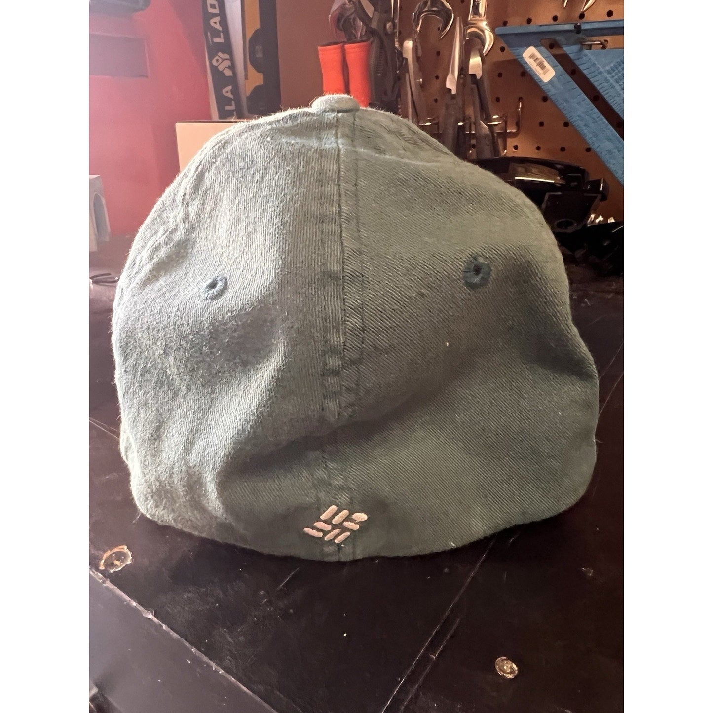 Columbia One Size Gray/Green Logo Hat