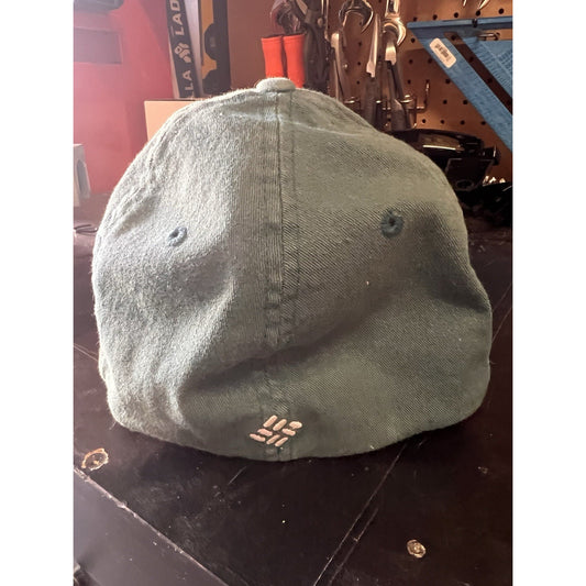 Columbia One Size Gray/Green Logo Hat