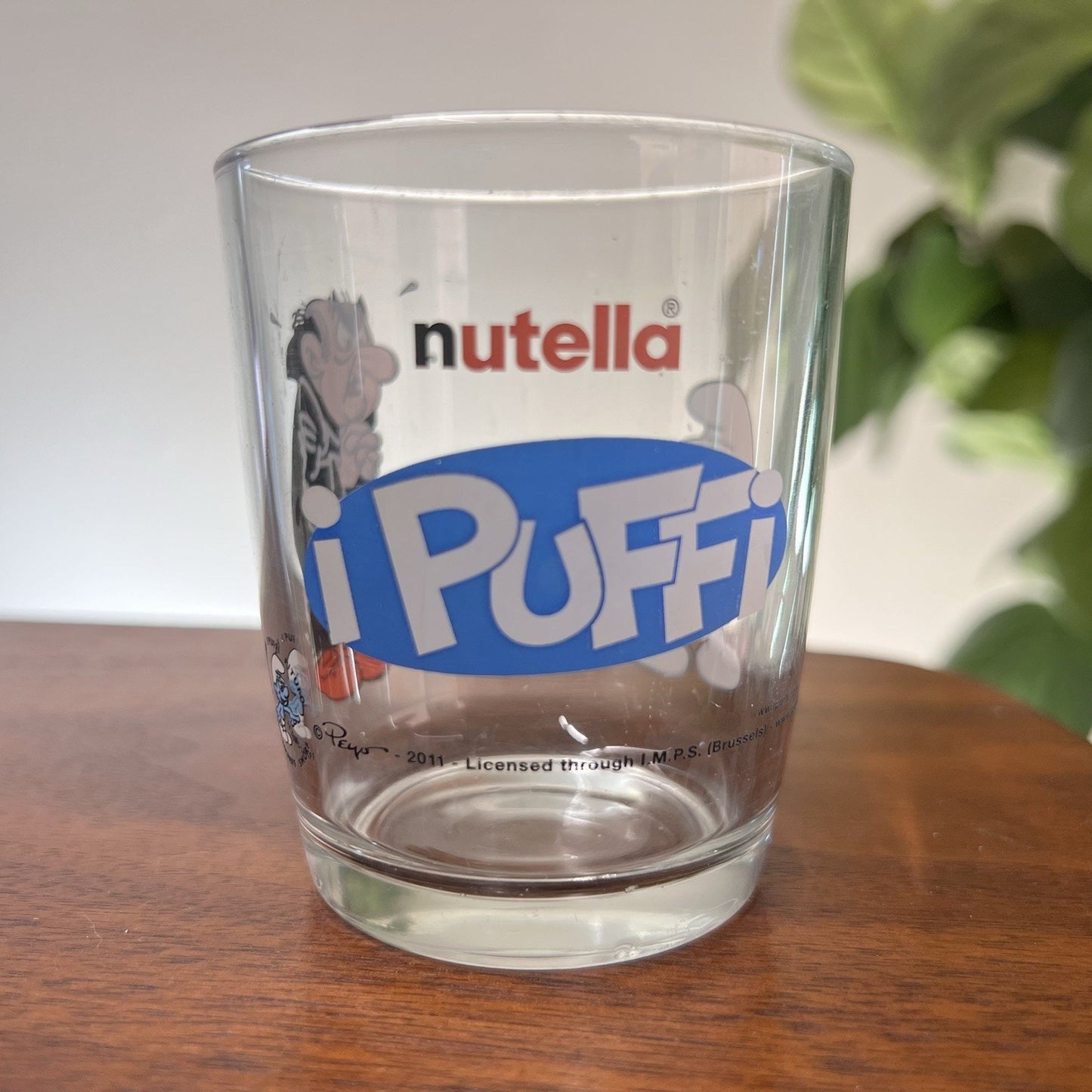 Smurfs Nutella 2011 Collectible Glass I Puffi Azreal Collectible Promo Gargamel