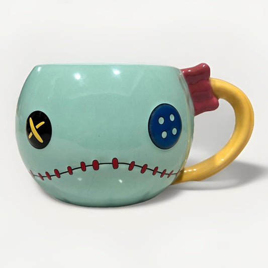 Disney Store Mug Lilo and Stitch Scrump The Doll Cup Ceramic 3D Large