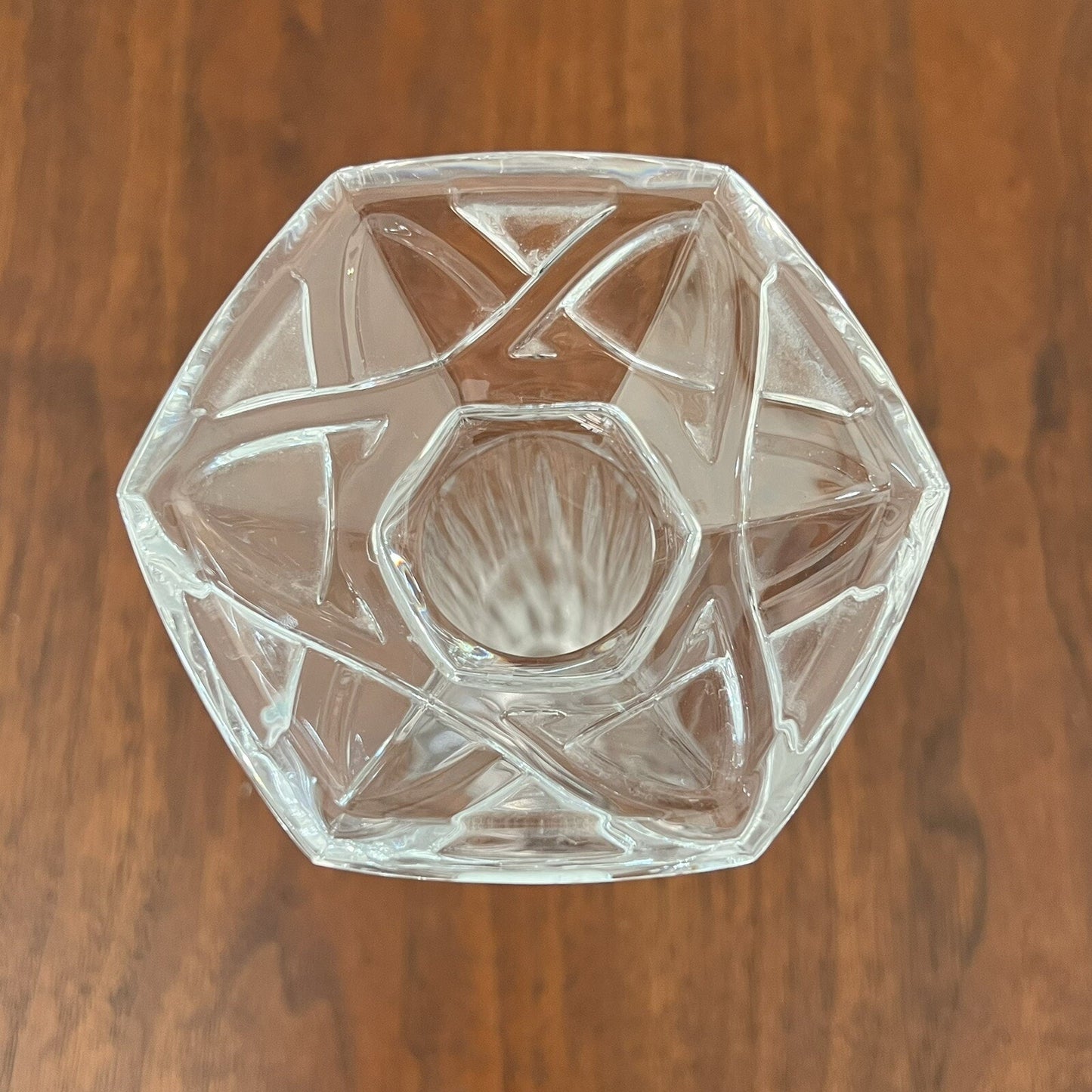 Pair of Marquis By Waterford Fine Cut Crystal Reversible Vase Candle Holder 7”