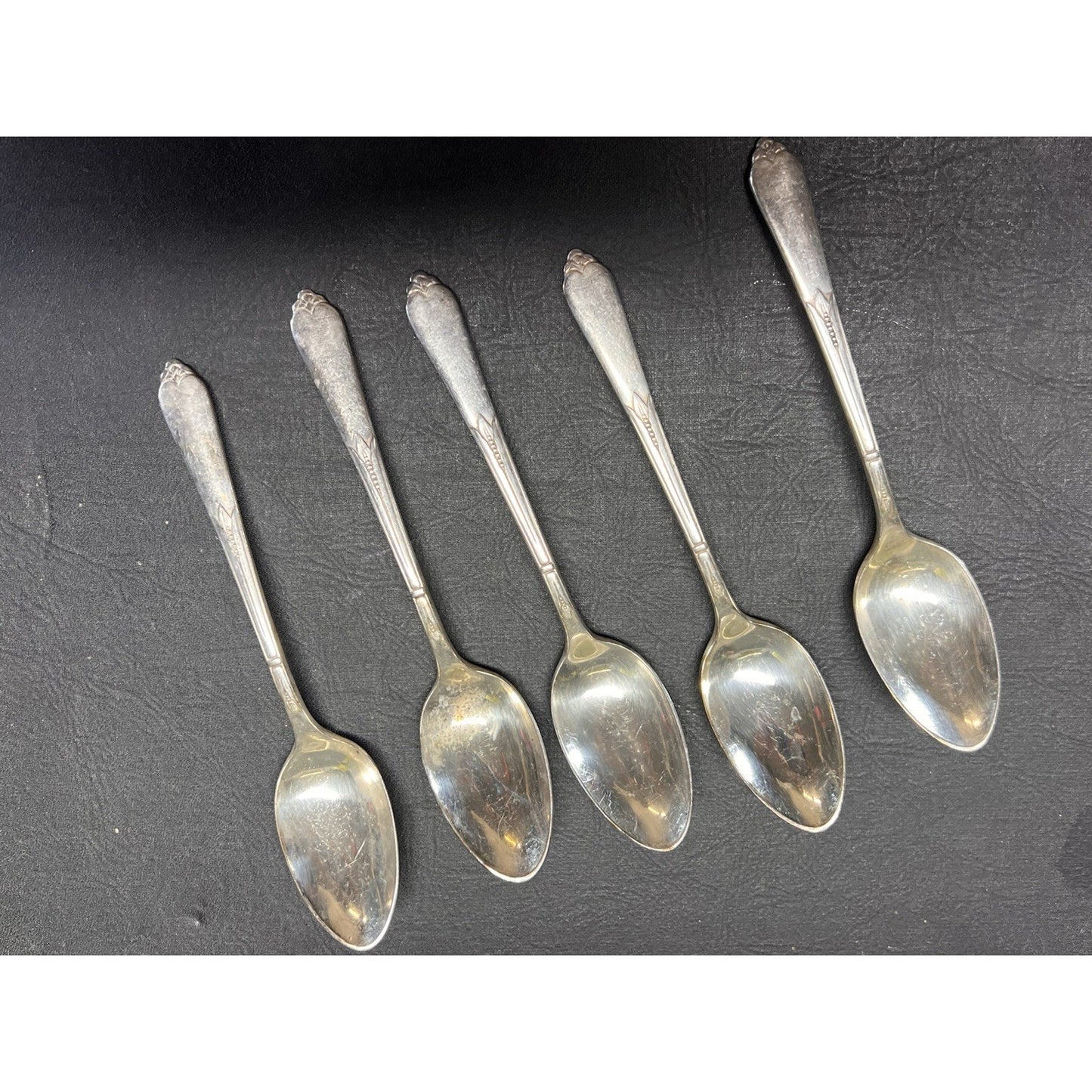 Vintage Rogers XII Flatware 61 Piece Set In TARNDT Chemically Treated Wood Box