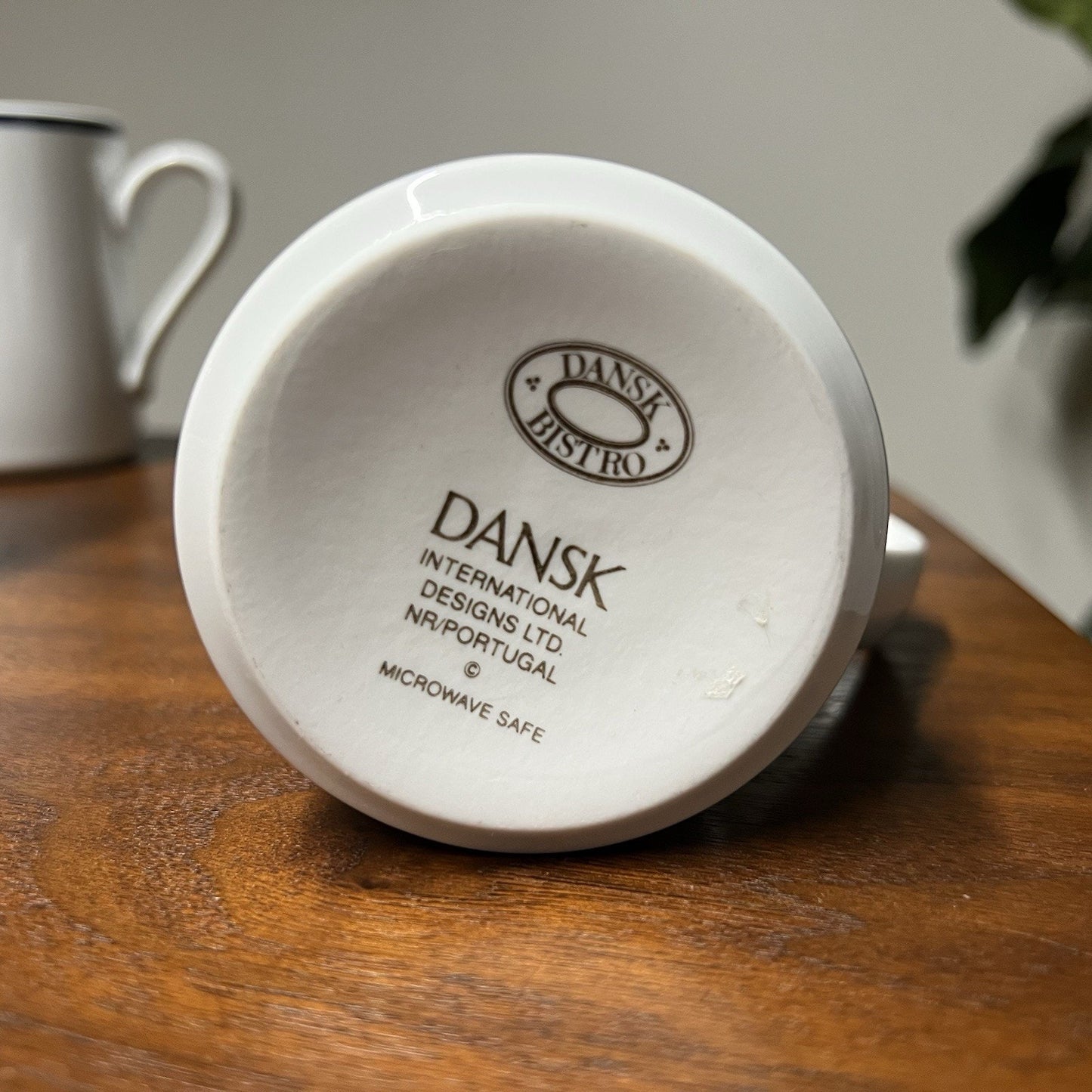 3 Christianshavn Blue Dansk Mug Portugal 4” Bistro Scandinavian Coastal Modern