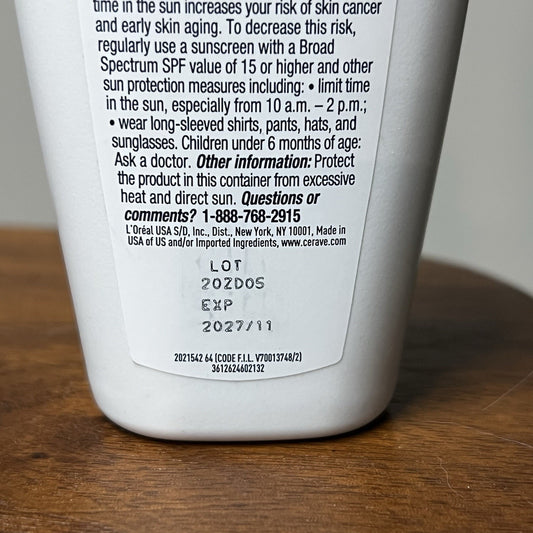 2 Pack 3 Oz CeraVe AM Facial Moisturizing Lotion SPF 30 Sunscreen Exp 2027