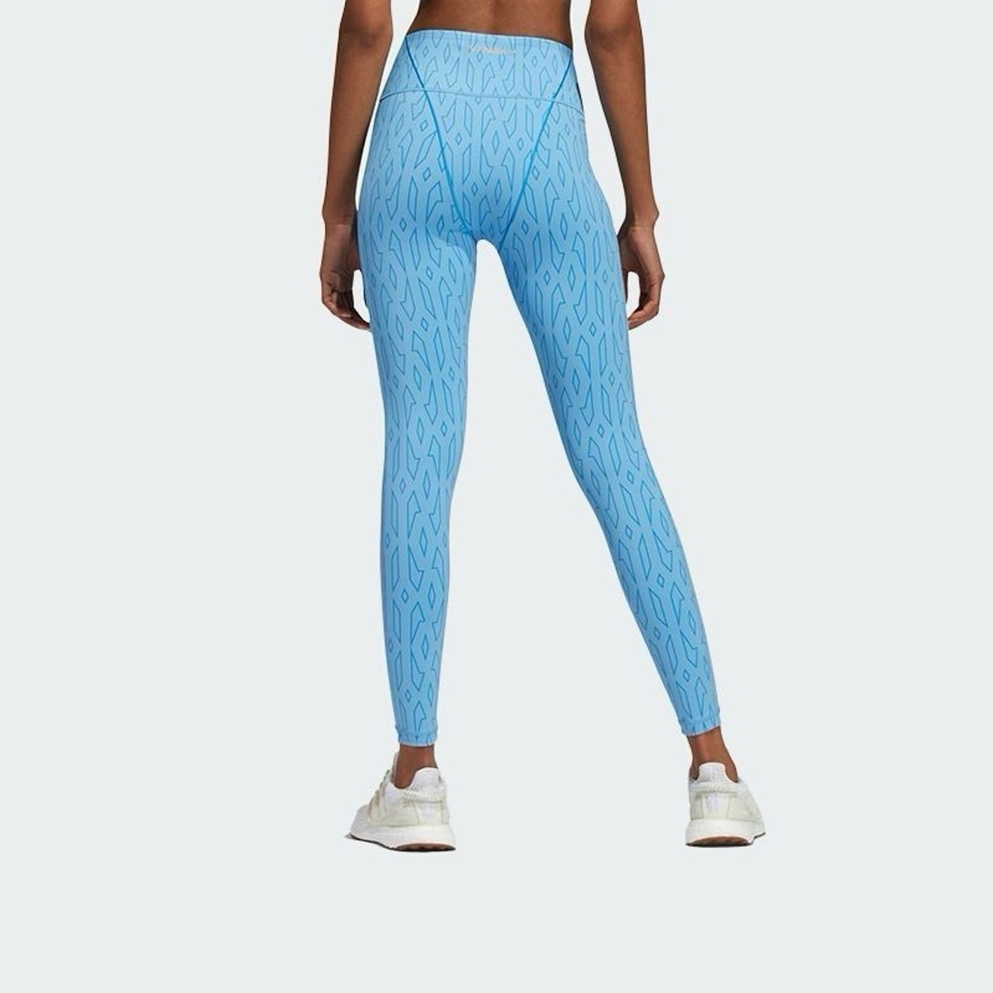 Adidas x Ivy Park Beyonce Leggings Small/25” Mesh Monogram Blue