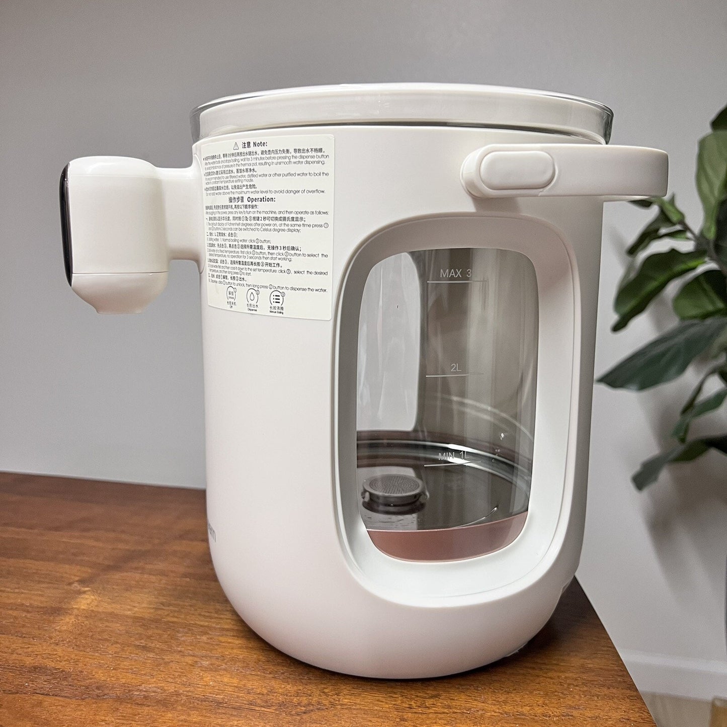 Joydeem Countertop 3L/12 Cup Hot Water Dispenser, Boiler & Warmer 1000w Open Box
